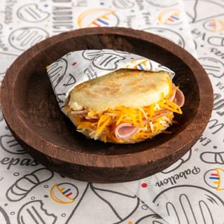 Arepa Ham and Cheese