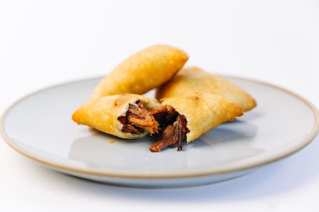 Shredded Pork Empanada.