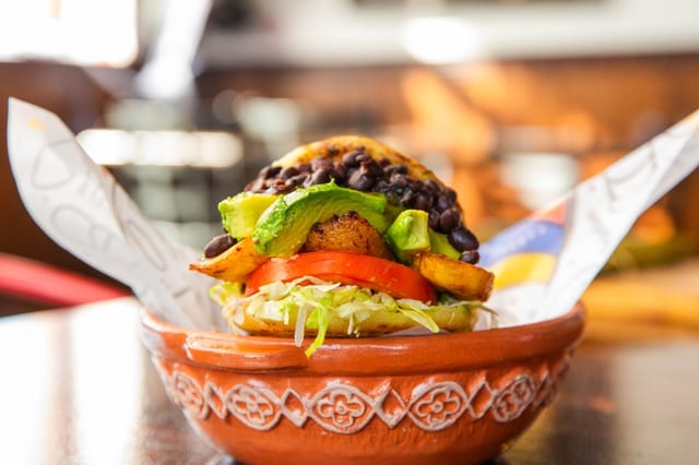 Arepa Vegan.