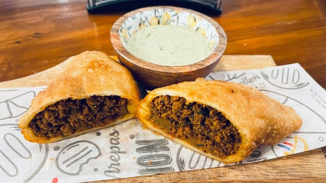 Ground Beef Empanada.