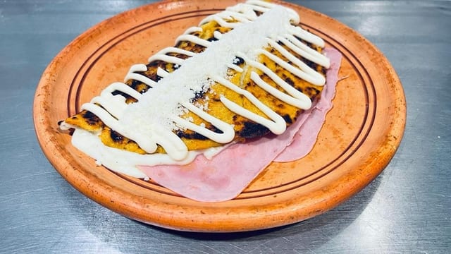 Cachapa Ham and Cheese.