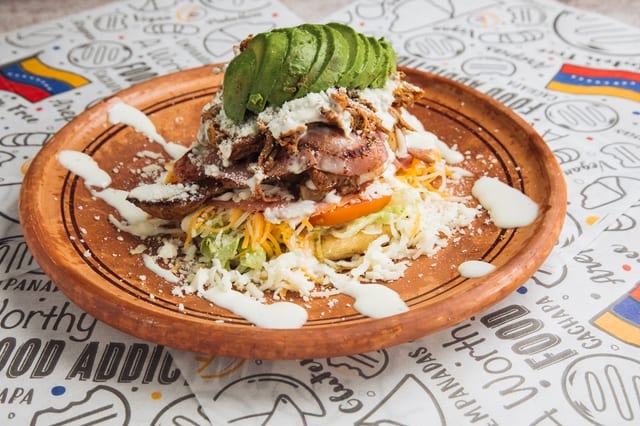 Arepa Mollejua.